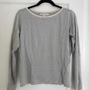 Long-sleeved striped Xirena tee